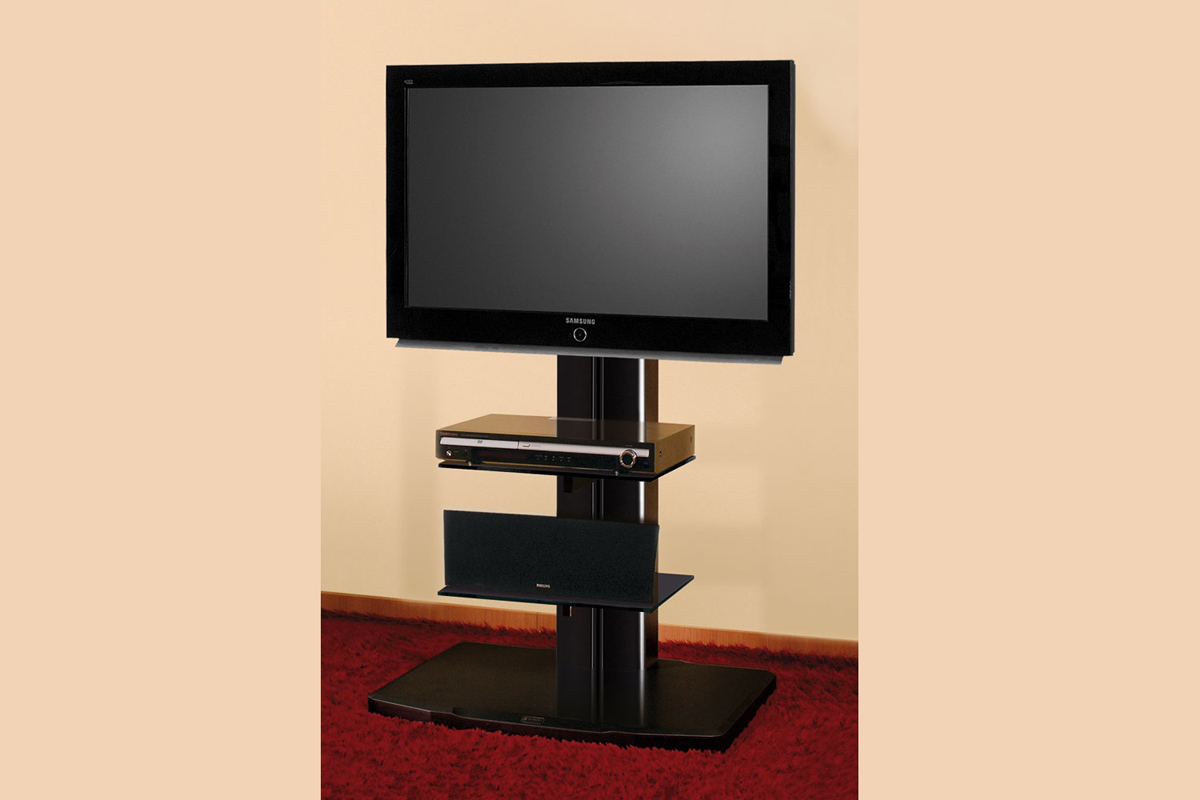  TV stolek s držákem ALLADYN (black)