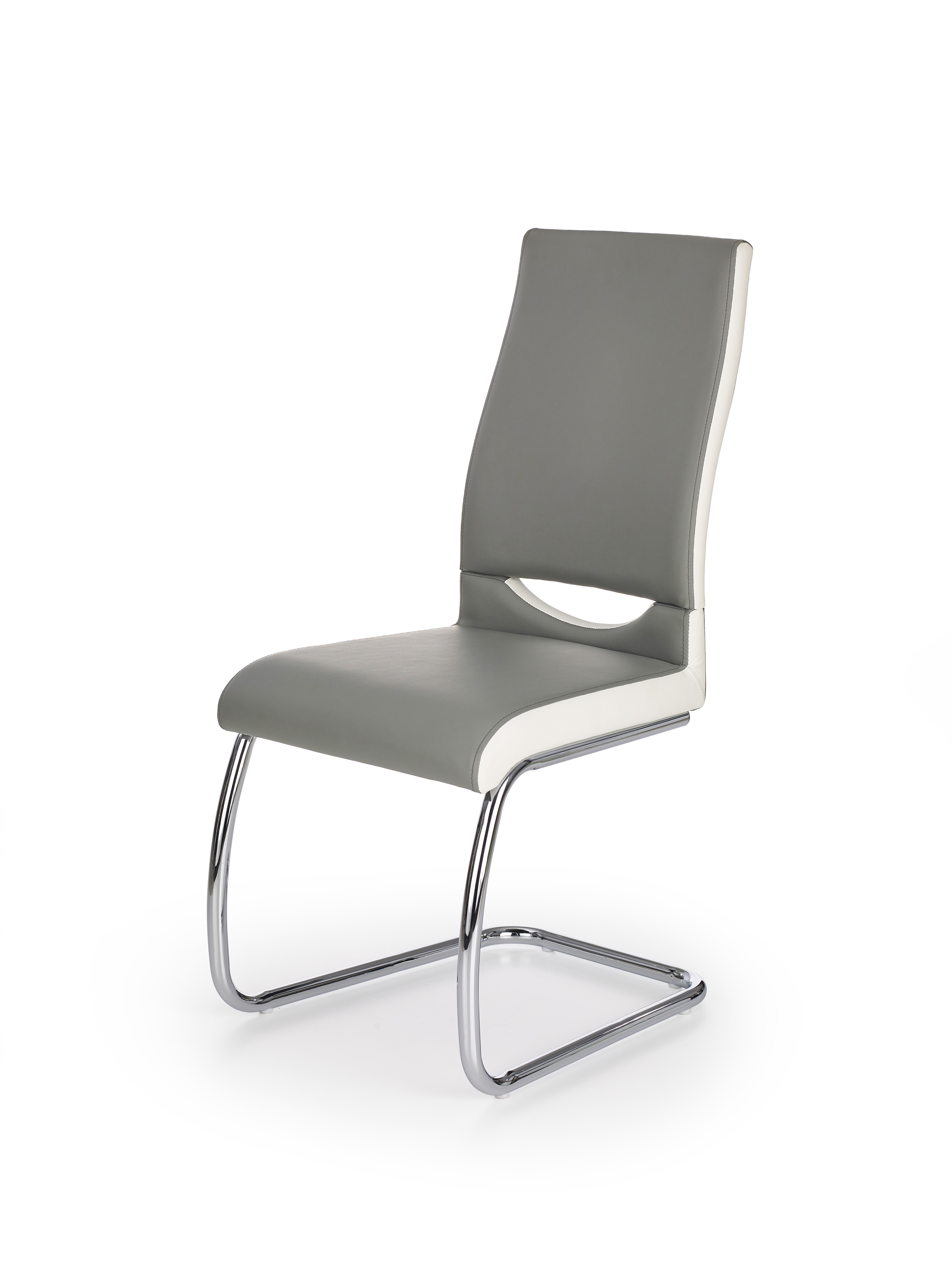 Židle IMOLA (šedá/bílá)