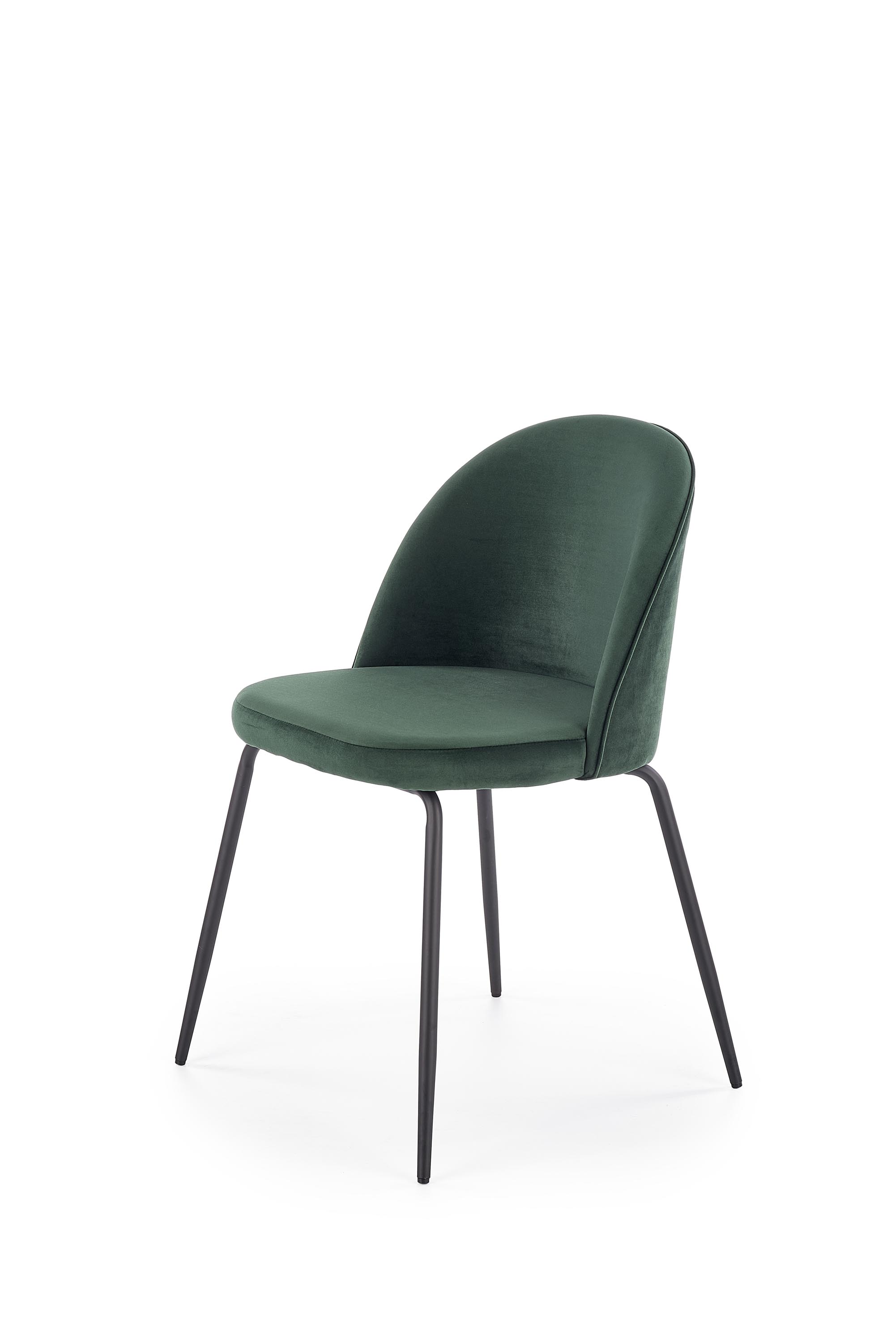 Židle MODERN VELVET (tmavě zelená)