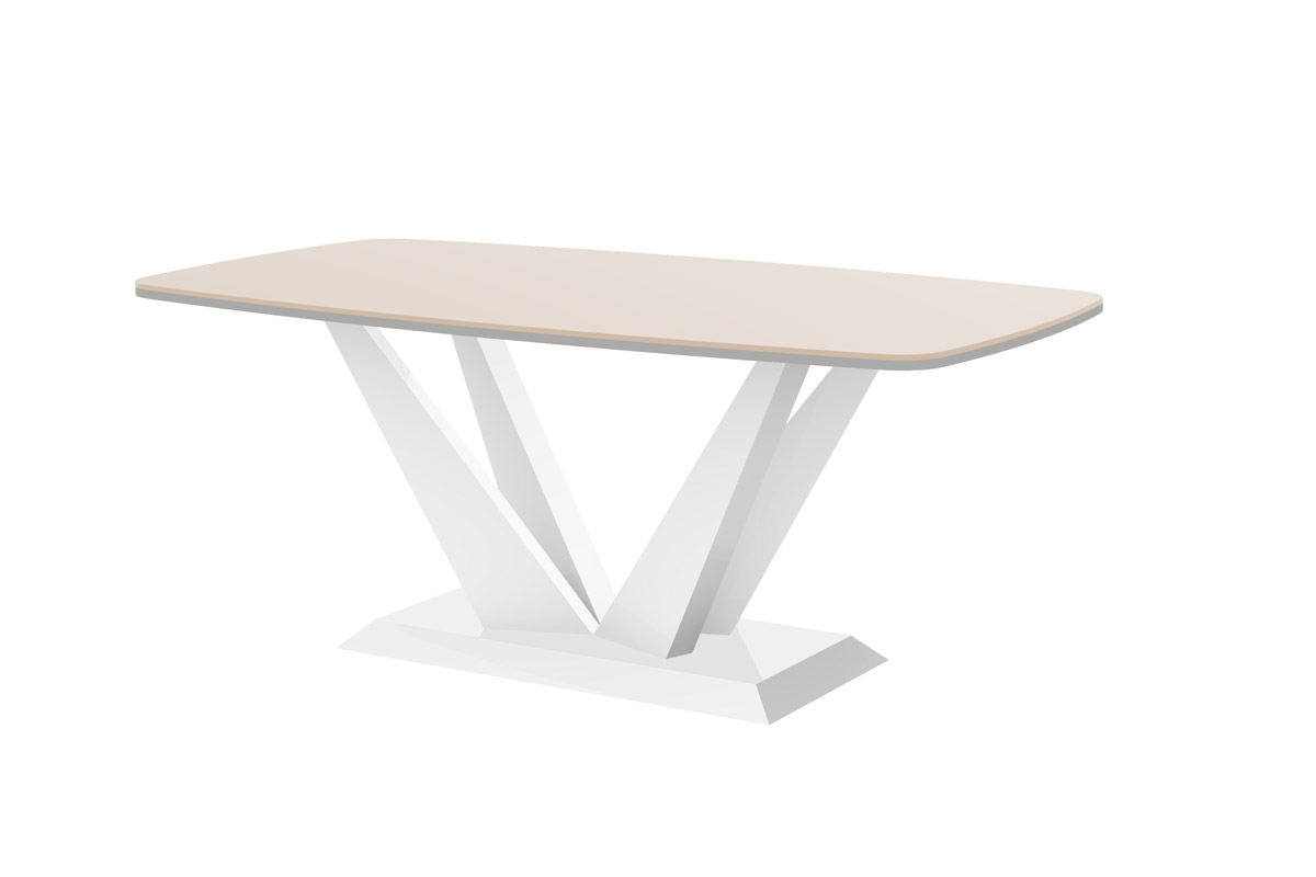 Konferenční stolek PERFETTO MINI (cappucino lesk/bílá lesk/bílá lesk)