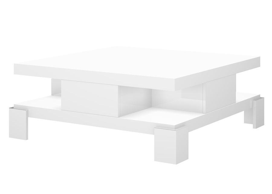 Konferenční stolek SALINA (bílá lesk)