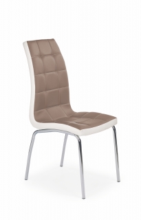 Židle DUO (cappuccino/bílá)