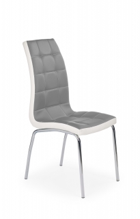 Židle DUO (šedá/bílá)