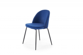 Židle MODERN VELVET (modrá)