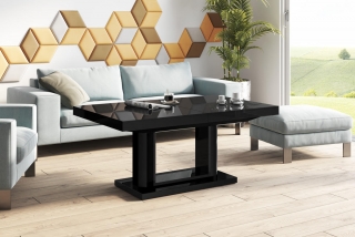 Konferenční stolek QUADRO LUX (černá lesk)